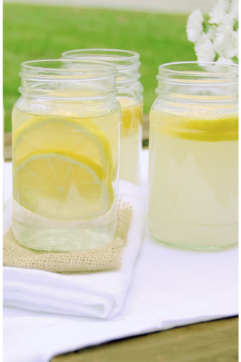 Monogram Glass Mason Jars, Alternate, color, CLEAR-G