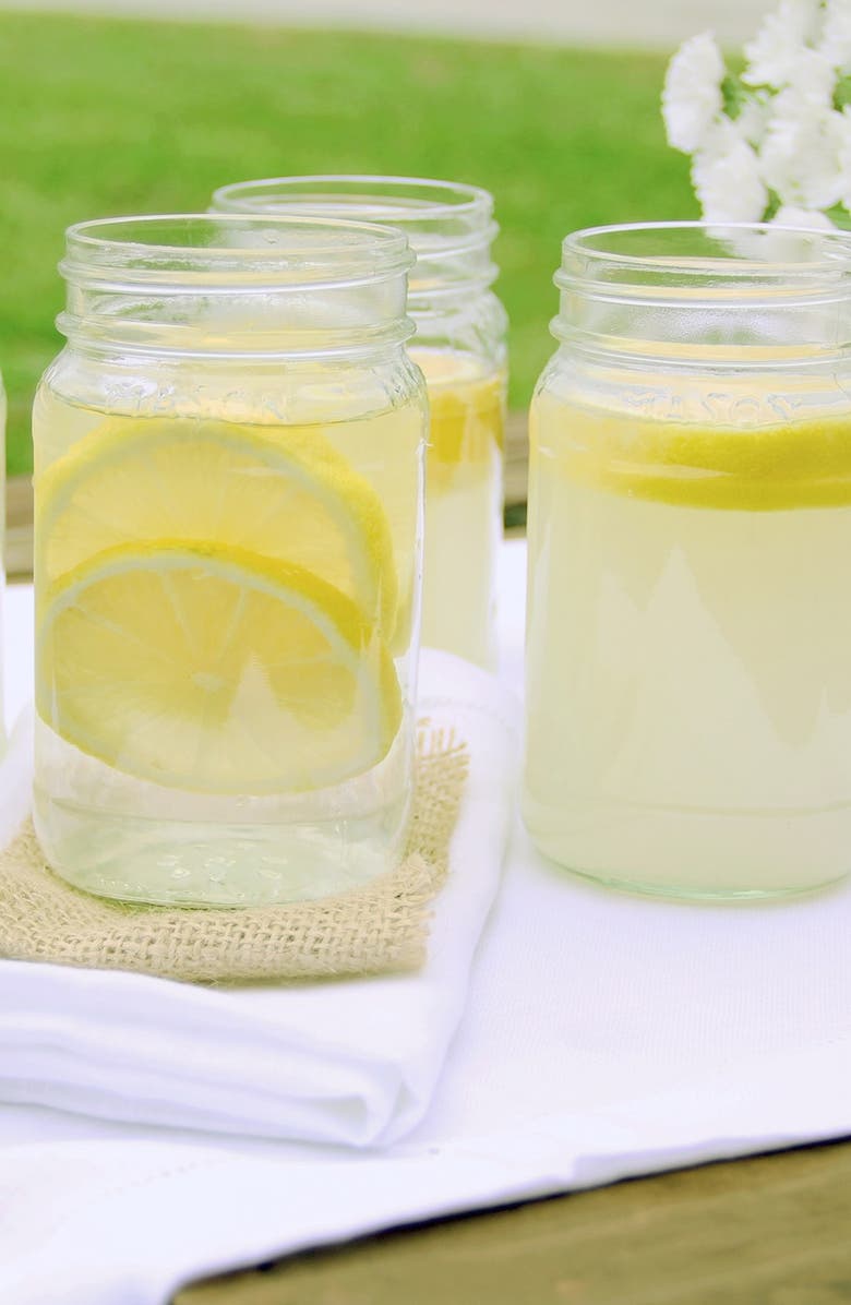 Cathy's Concepts Monogram Glass Mason Jars, Alternate, color, 