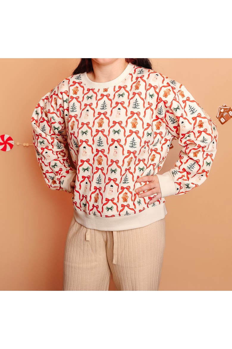 Christmas Cutie Women's Sweatshirt, Alternate, color, Natural