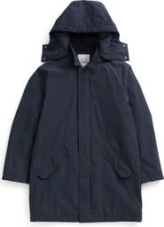Seasalt Cornwall Stone Wave Waterproof Coat with Removable Hood