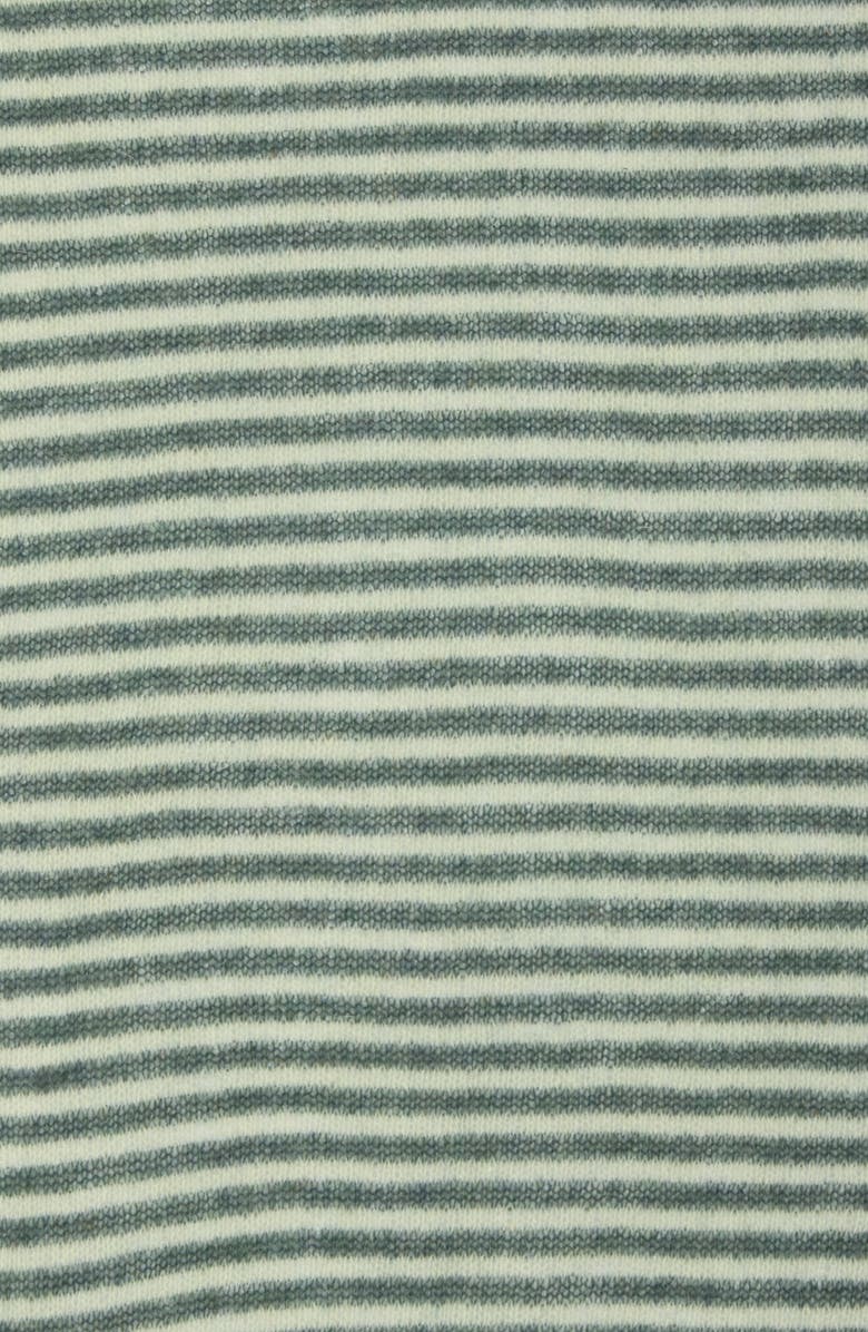 Portolano Stripe Wool Blend Scarf, Alternate, color, Verde Melange/ Clear Acqua