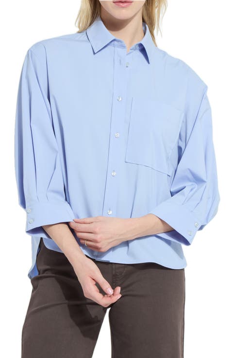 Enid Oversized Cropped Shirt