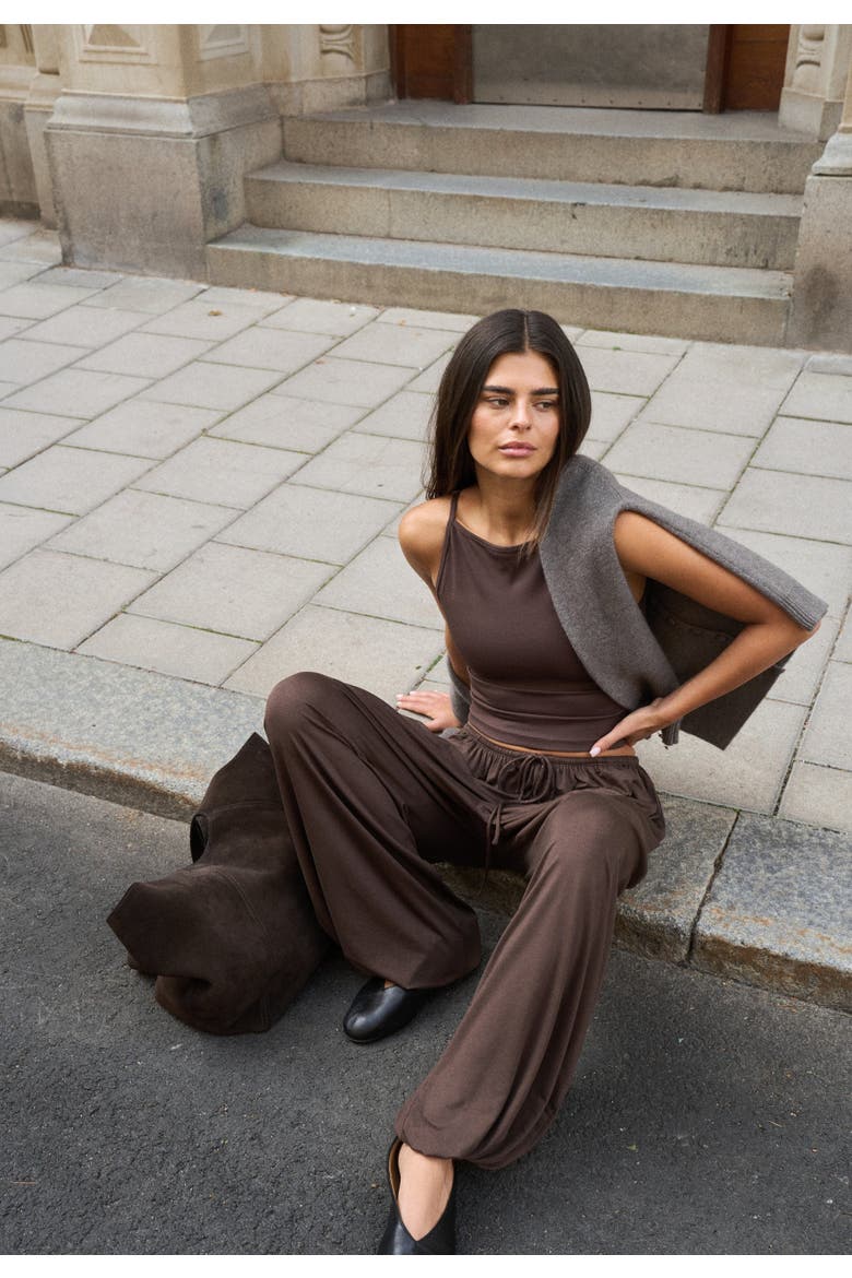Balloon Pants, Alternate, color, Espresso