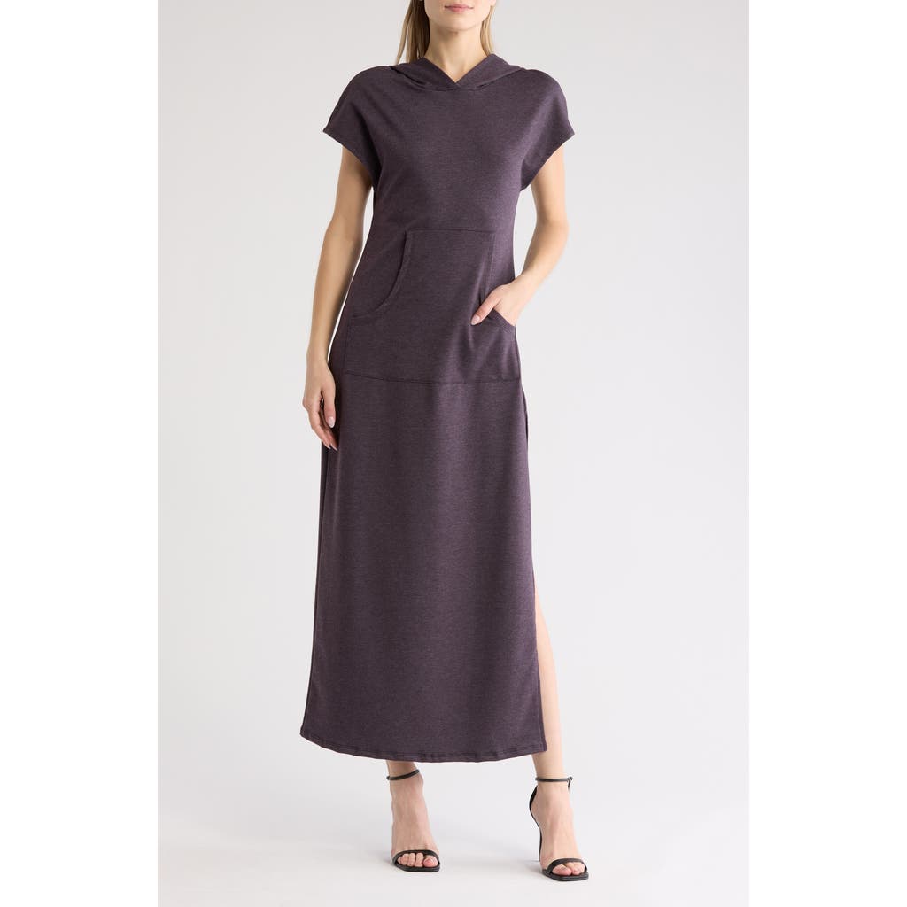 Go Couture Short Sleeve Hoodie Dress