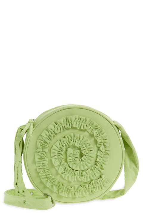 Rae Recycled Polyester Circle Crossbody Bag