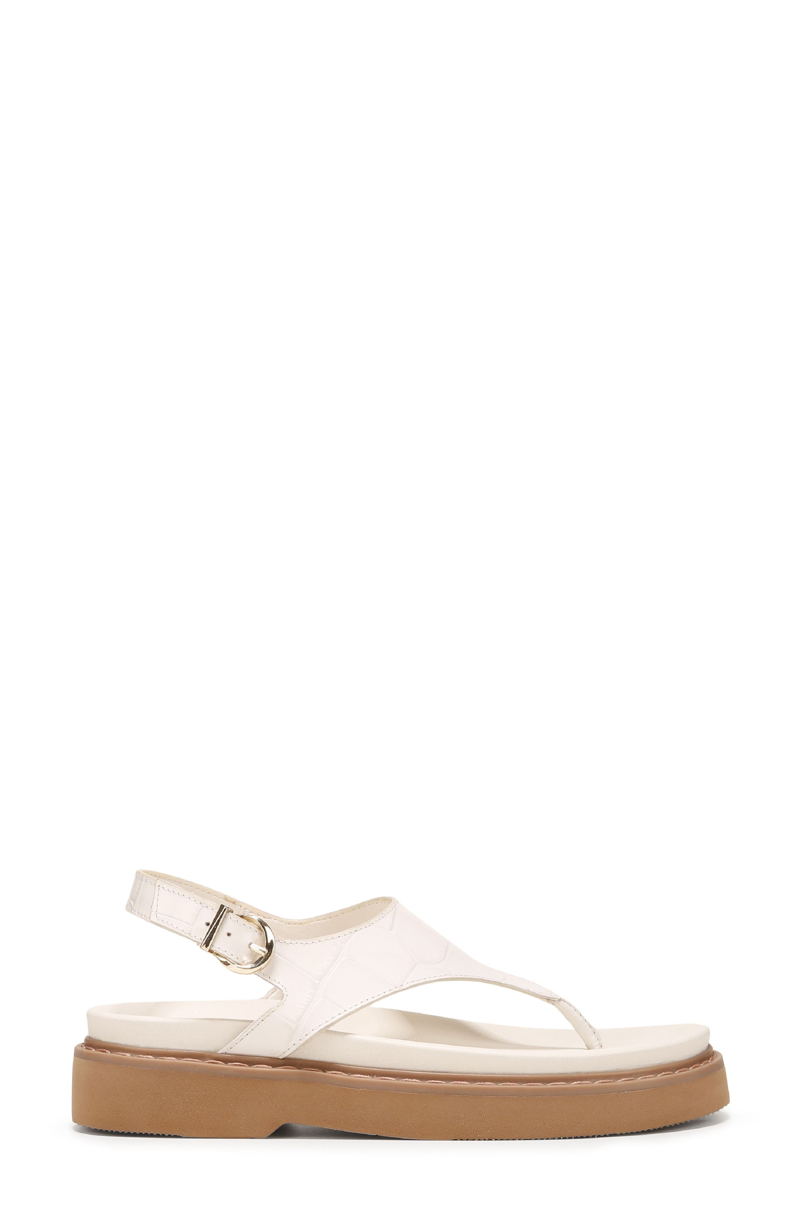 Laurel Slingback Platform Sandal, Alternate, color, WARM WHITE CROC EMBOSSED