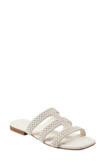 Shop Bandolino Summer Slide Sandal In Ivory