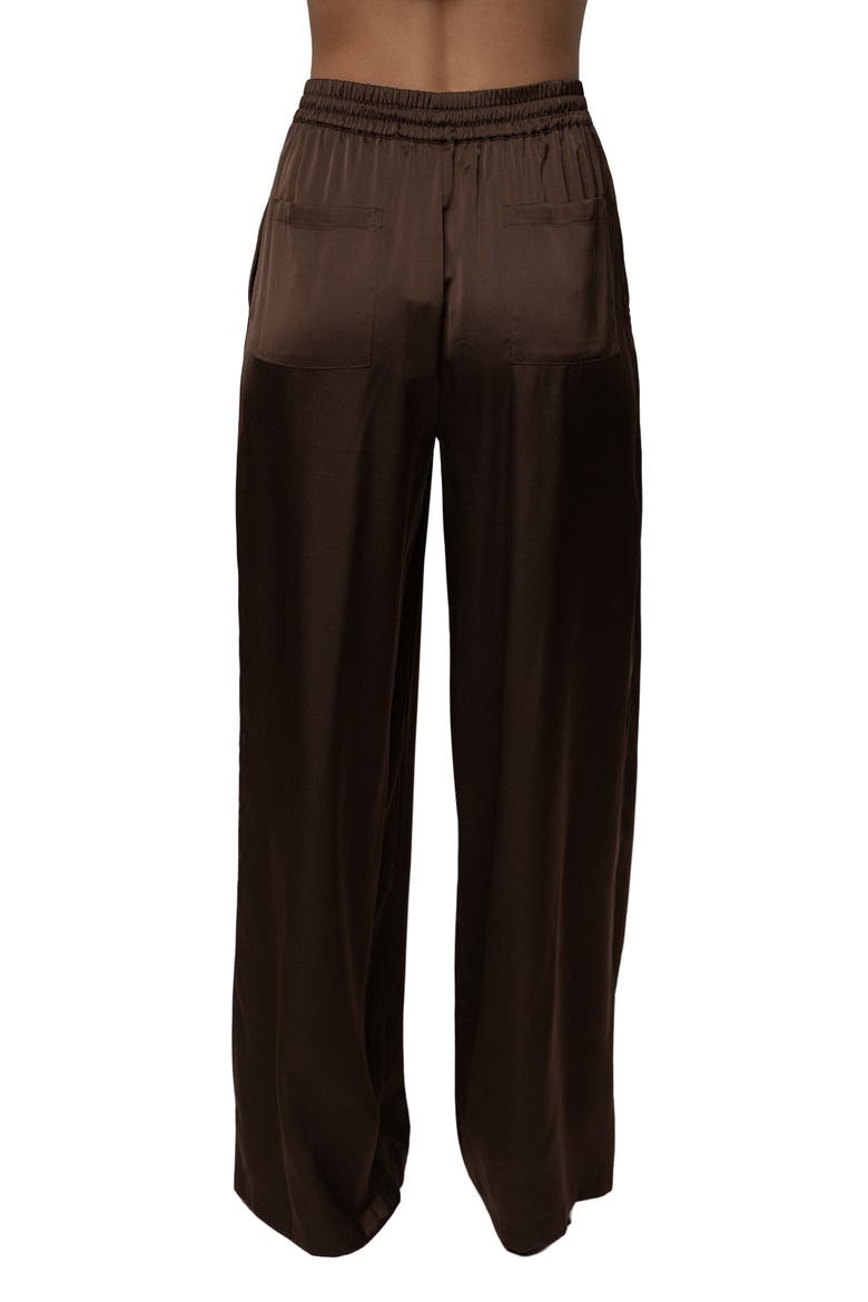 Sunny Day Drawstring Pants, Alternate, color, Chocolate
