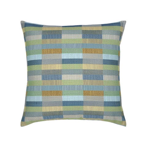 Mosaic Dimensional Indoor & Outdoor Woven Accent Pillow & Insert