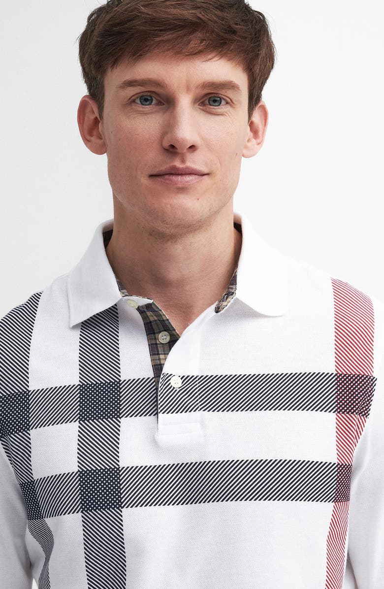Barbour Blaine Tartan Long Sleeve Polo, Alternate, color, 