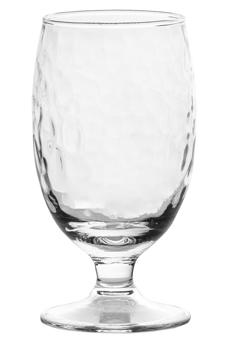 Puro Glass Goblet, Main, color, CLEAR