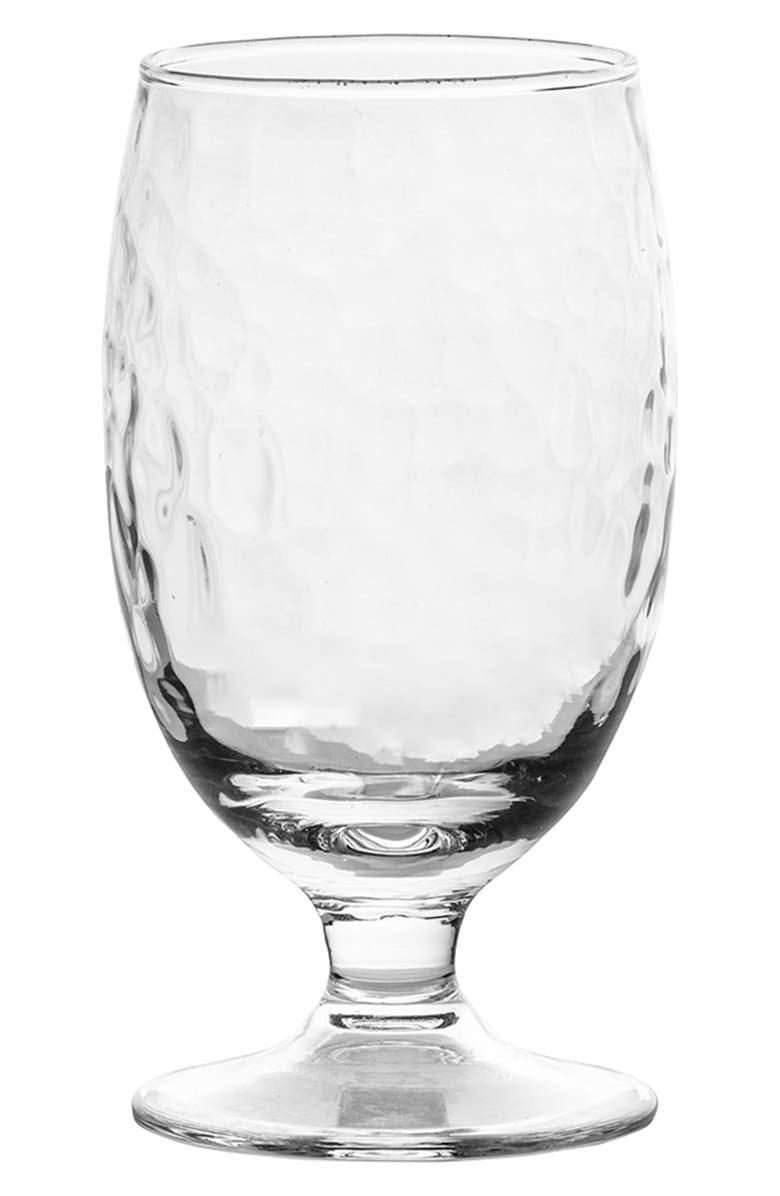 Juliska Puro Glass Goblet, Main, color, Clear