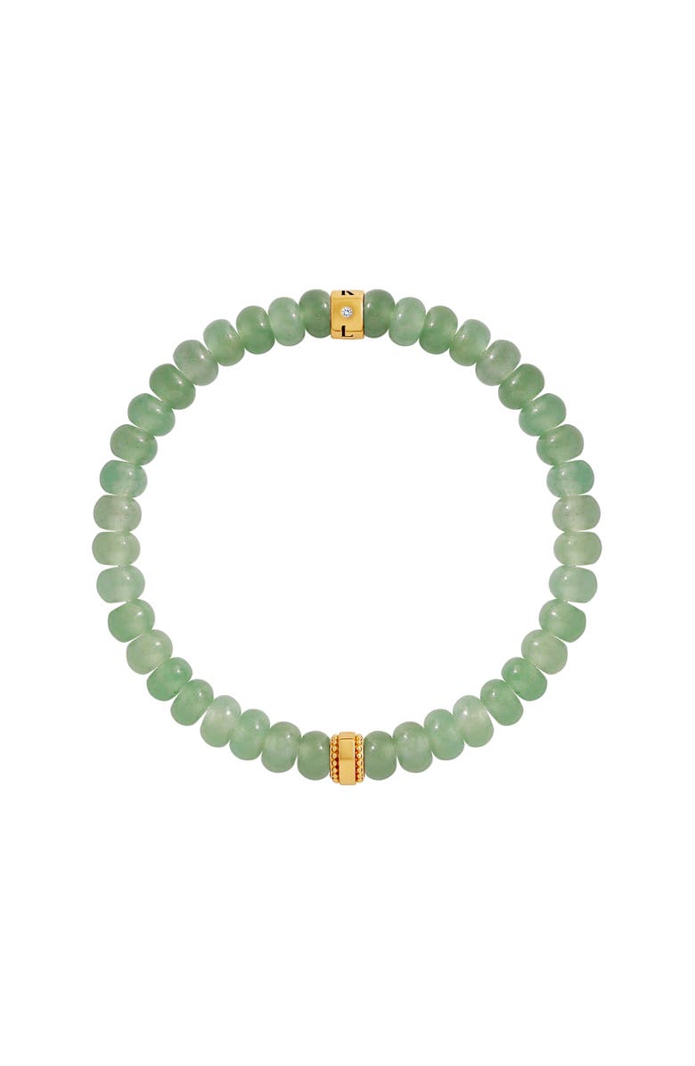 Karma and Luck Sacred Balance Jade Stretch Bracelet, Main, color,