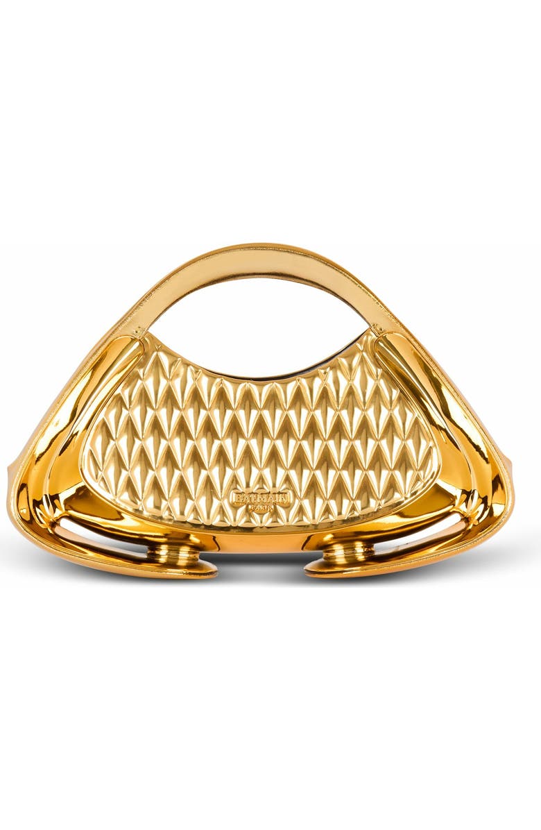 Balmain Quilted Medium Jolie Madame Bag, Main, color,