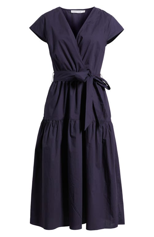 Brave + True Brave+true Posey Wrap Front Tiered Cotton Dress