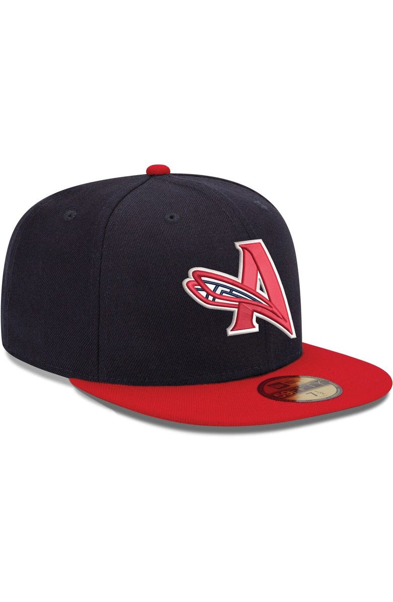 New Era Men's New Era Navy Augusta GreenJackets Authentic Collection 59FIFTY Fitted Hat, Alternate, color, Navy