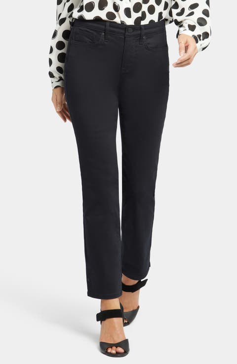 Sheri Side Slit Ankle Slim Jeans