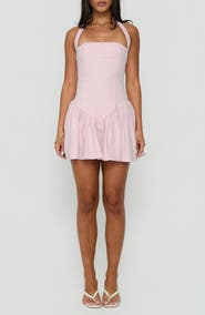 Princess Polly Esatora Halter Flare Minidress