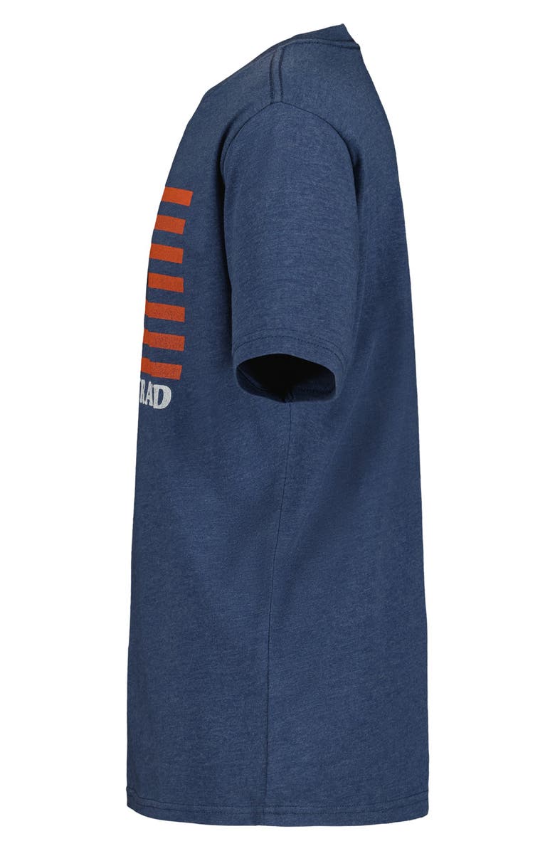 Lucky Brand Kids' Peace Flag Short Sleeve T-Shirt, Alternate, color, Dark Denim Heather