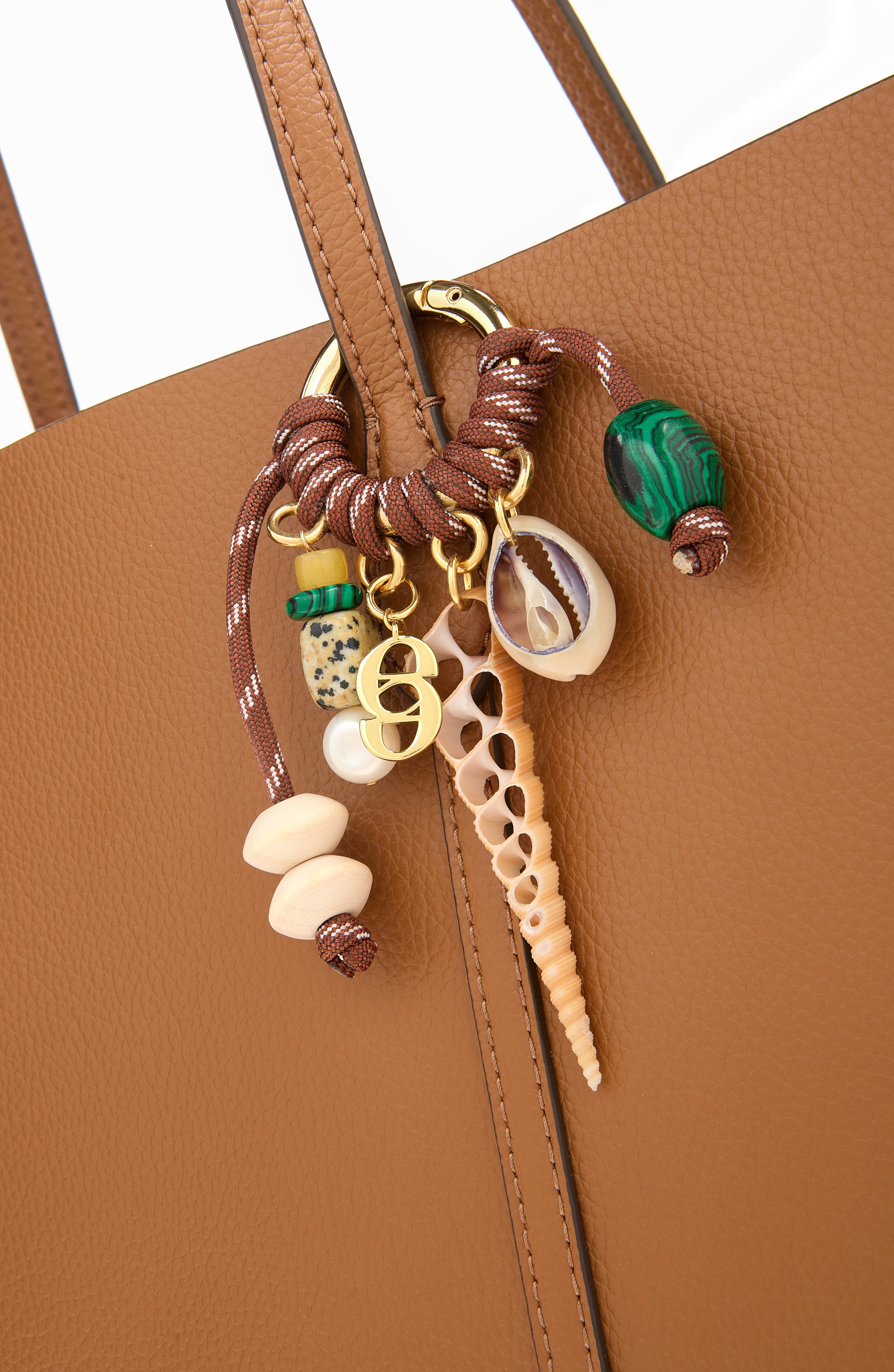 Alon Bag Charm, Alternate, color, IVORY MULTI