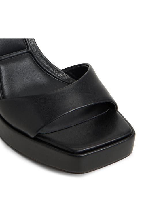 Aldo Lothon Ankle Strap Platform Sandal In Black