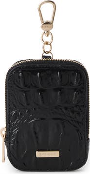 Brahmin Katelynn Croc Embossed Leather Coin Pouch