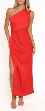 Petal & Pup Nadia One-Shoulder Gown