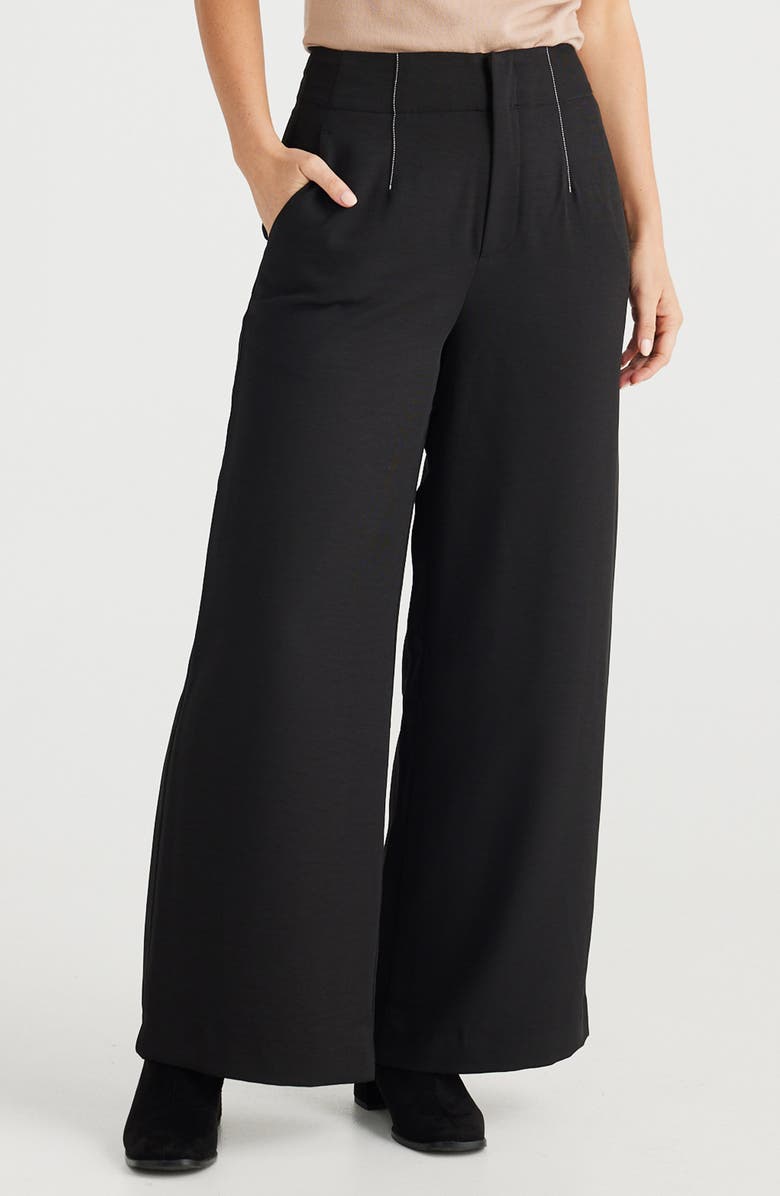 Brave+True Dana High Waist Wide Leg Pants, Main, color, 