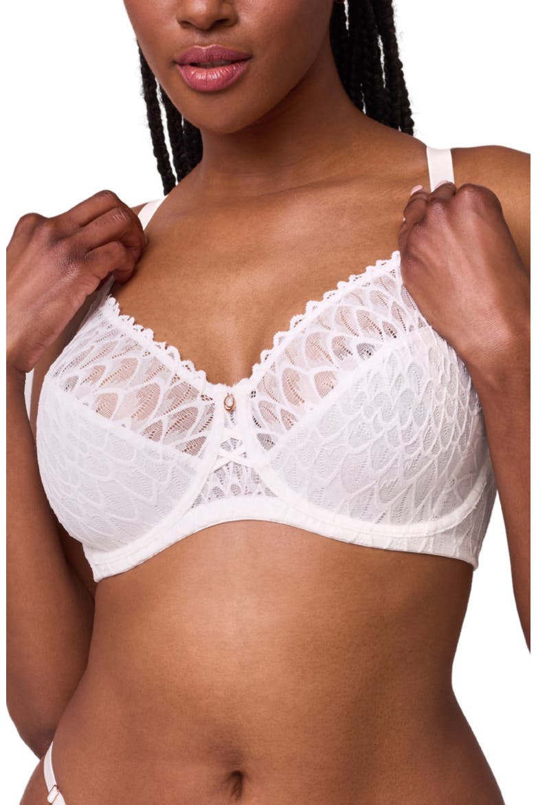 Muse Underwire Full Cup Lace Bra, Alternate, color, CHANTILLY