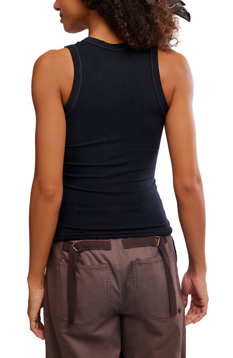Free People So Soft Modal Blend Tank, Alternate, color, Black