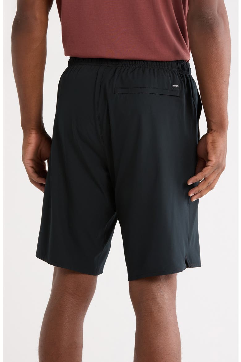 Yogger Long Length Shorts, Alternate, color, BLACK