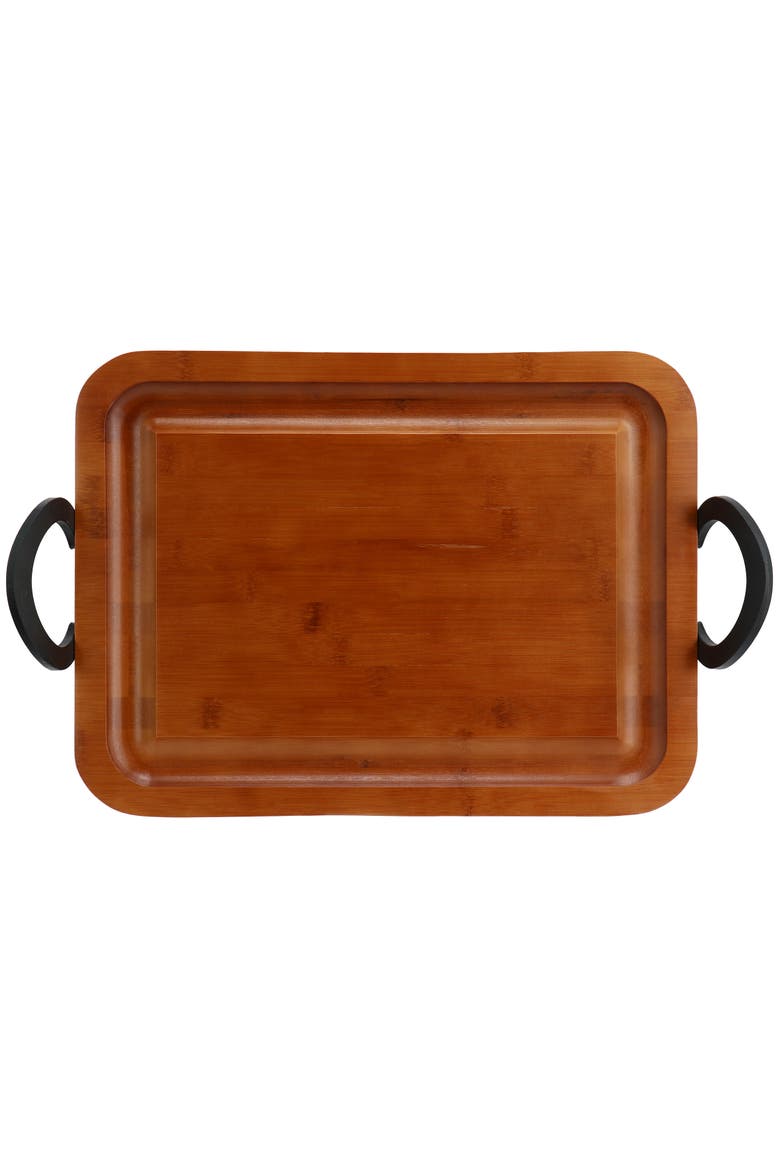 Wood Charcuterie Board in Golden Brown, Alternate, color, Brown