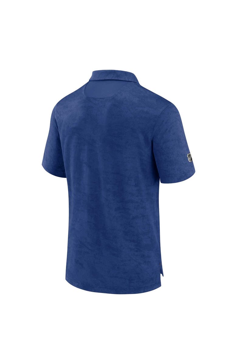 FANATICS Men's Fanatics Branded Blue Vancouver Canucks Authentic Pro Rink Polo, Alternate, color, 