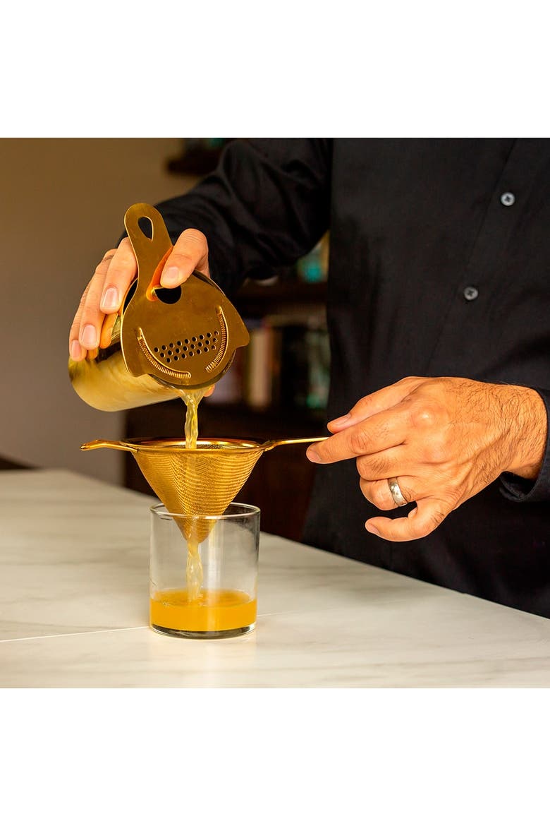 Gold Fine Mesh Strainer, Alternate, color, Gold