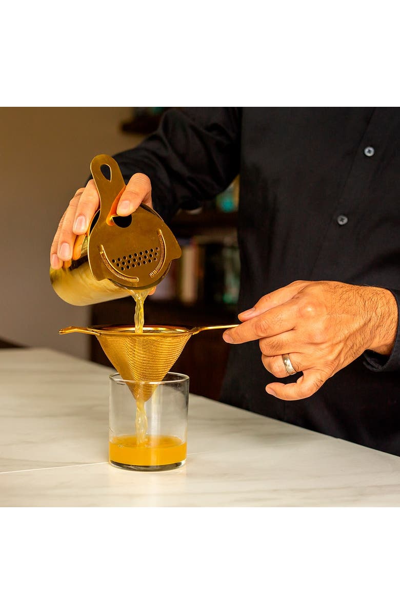 A Bar Above Gold Fine Mesh Strainer, Alternate, color, Gold