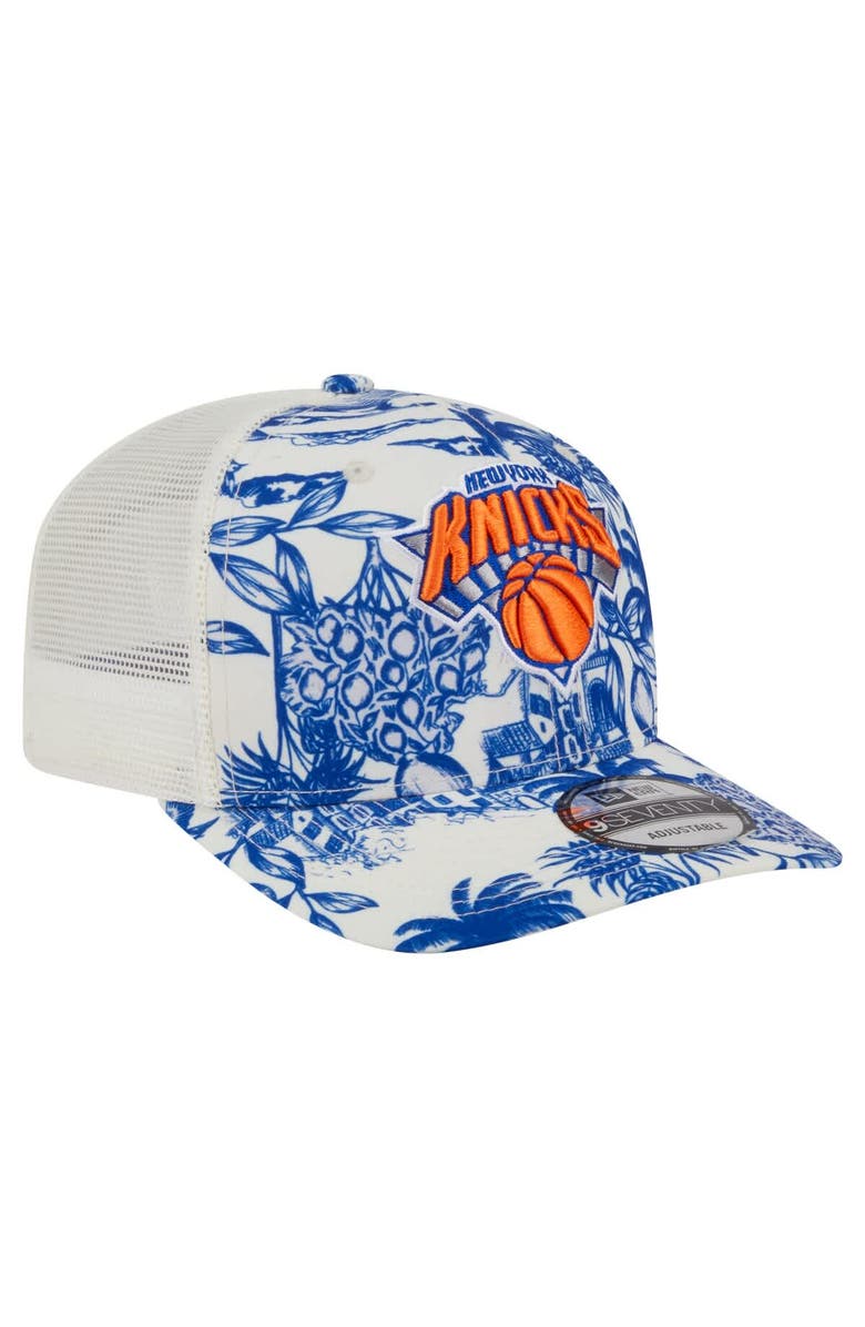New Era Men's New Era White New York Knicks Lemon Tree 9SEVENTY Adjustable Hat, Alternate, color, White