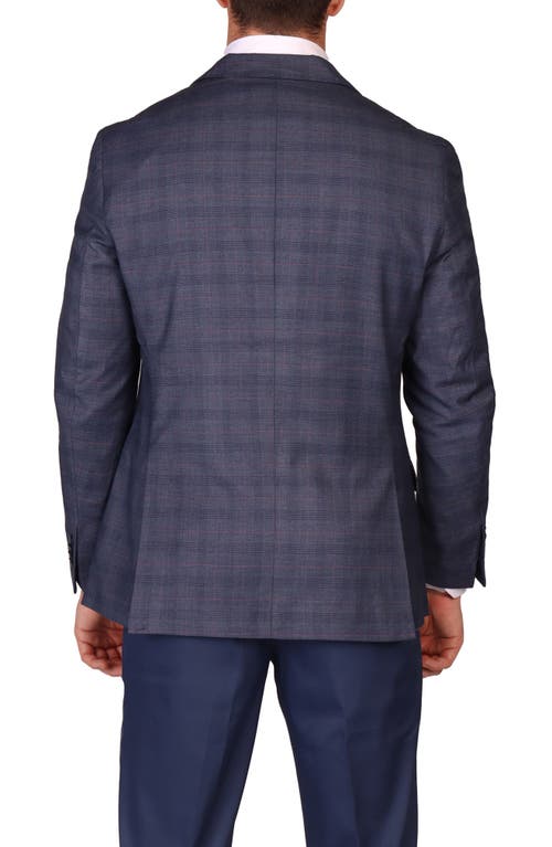 Tailorbyrd Modern Fit Windowpane Sport Coat In Blue