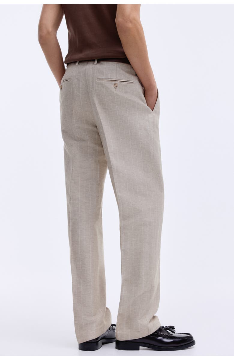 H&M Regular-fit tailored pants, Alternate, color, Light Gray