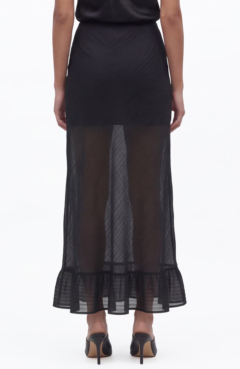 Love By Design Suzette Maxi Skirt, Alternate, color, Black