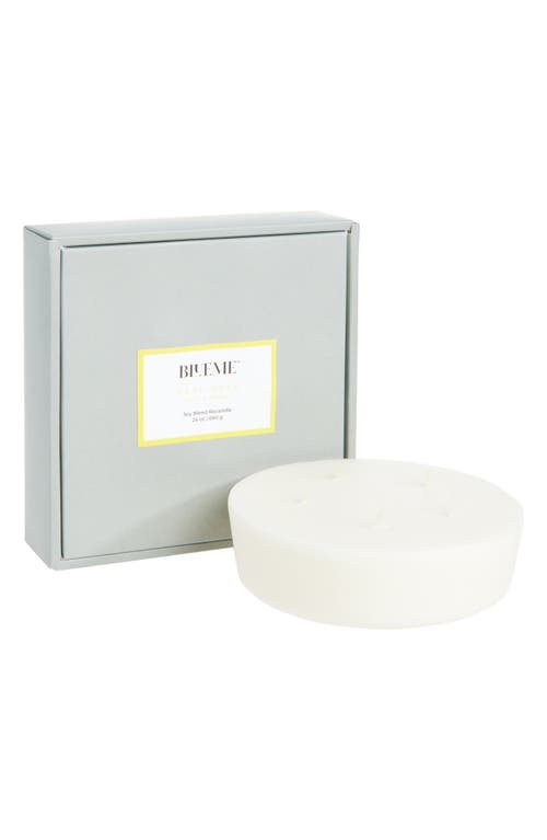 Blueme Happiness Large Candle Wax Refill In White