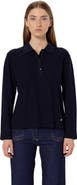 GERARD DAREL Hilary Long Sleeve Polo Shirt