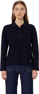 GERARD DAREL Hilary Long Sleeve Polo Shirt
