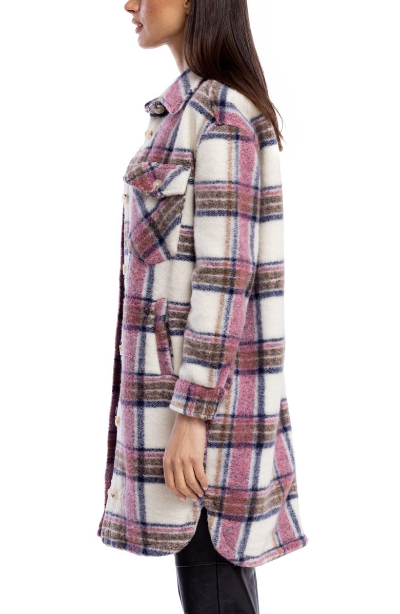 BLANKNYC Plaid Long Shacket, Alternate, color,