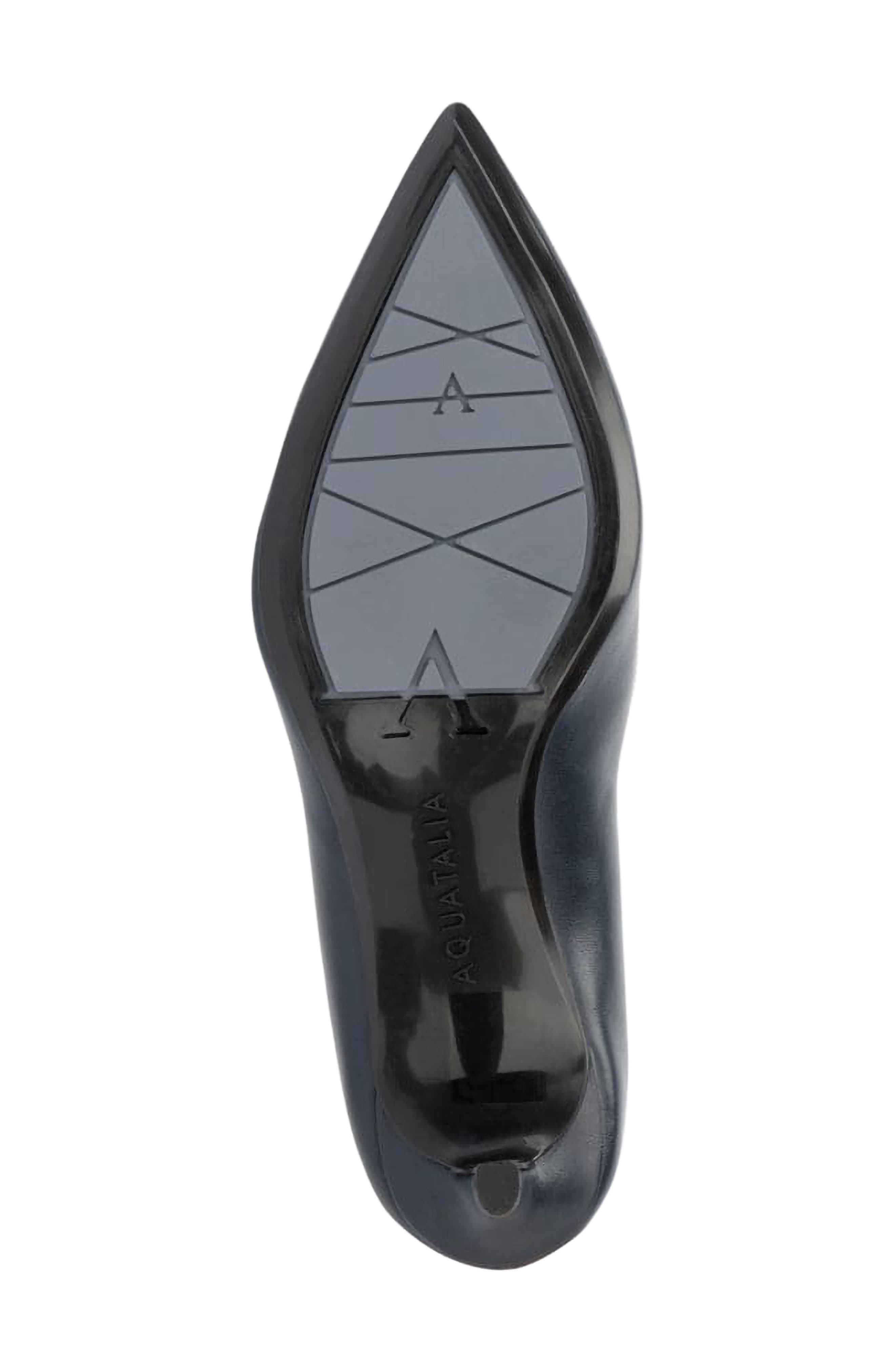 Aquatalia Melina Weatherproof Pointed Toe Pump, Alternate, color, Navy