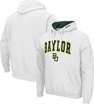COLOSSEUM Men's Colosseum White Baylor Bears Arch & Logo 3.0 Pullover Hoodie