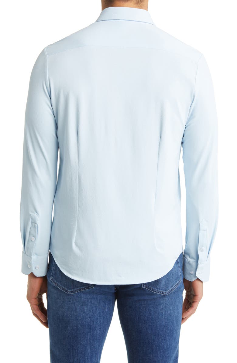 Barbell Apparel Motive Solid Stretch Performance Button-Up Shirt, Alternate, color,