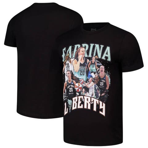 Unisex Stadium Essentials Sabrina Ionescu Black New York Liberty  2024 Crossroads T-Shirt