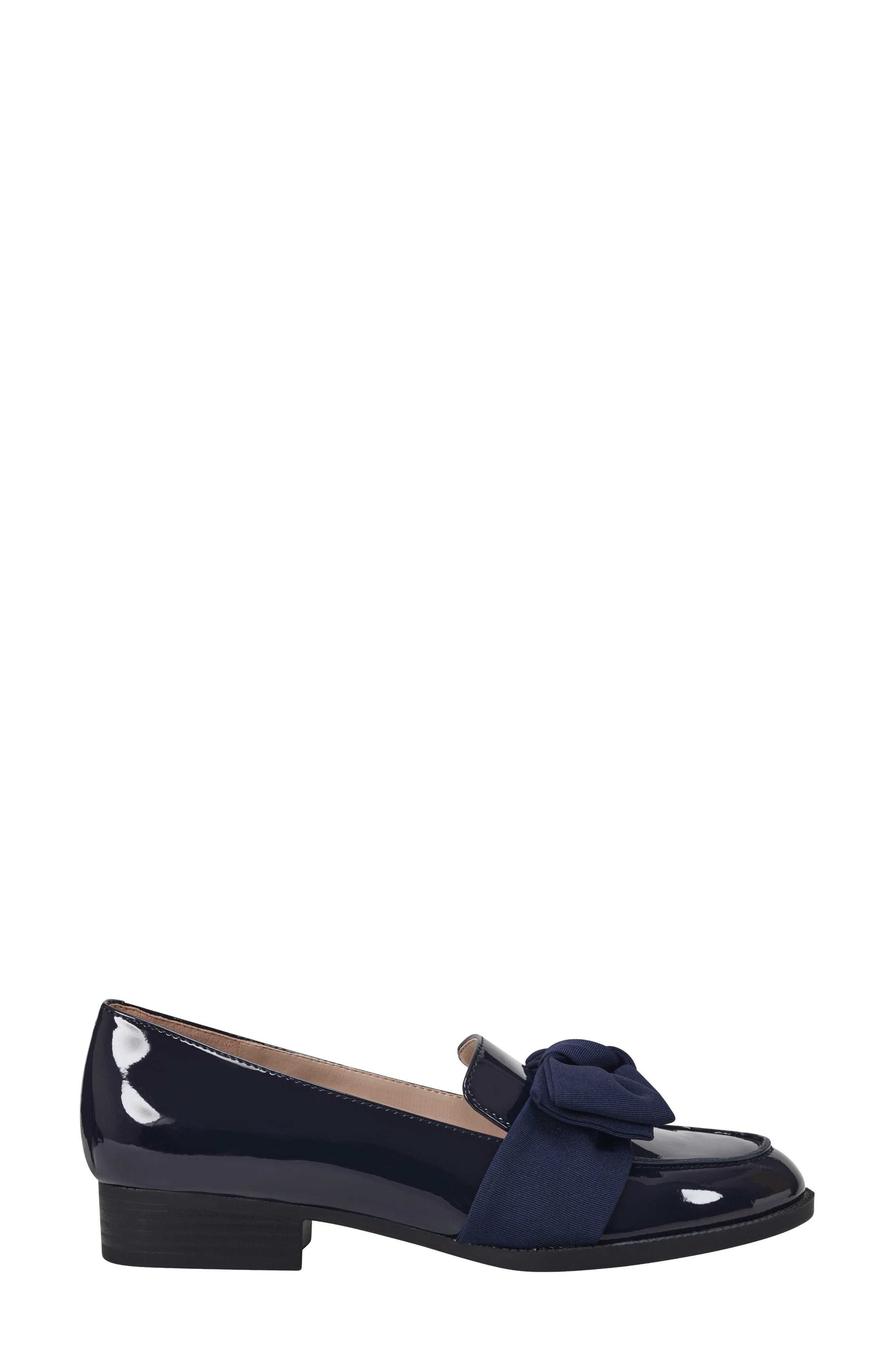 Bandolino Oidnil Bow Loafer, Alternate, color, Dark Blue 400