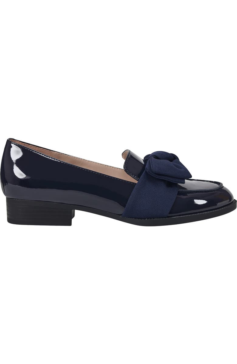 Bandolino Oidnil Bow Loafer, Alternate, color, Dark Blue 400