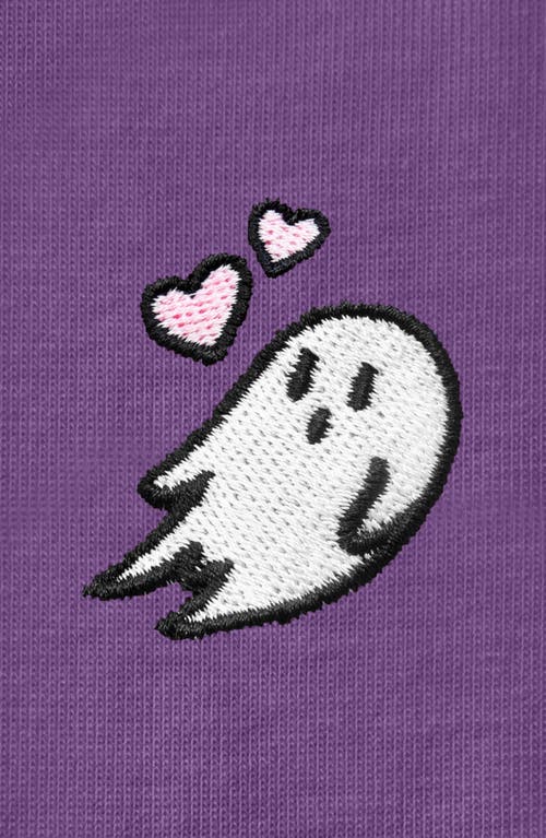 Dalix Heartly Ghost Tee In Purple